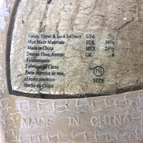 MONTEGO Bay Club Espadrilles Wedge Sandals Size 7.5 - Picture 8 of 8